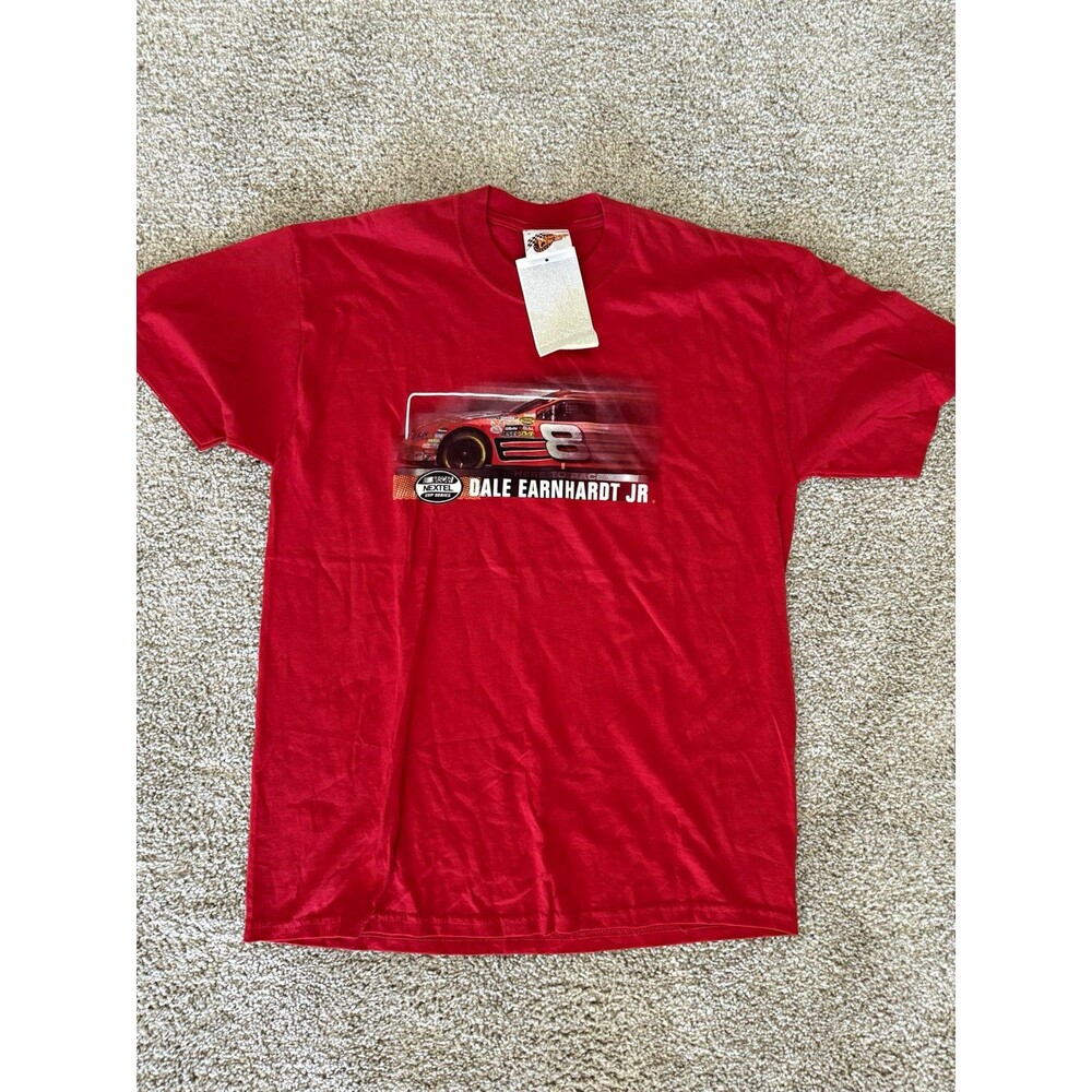 Winners Circle NASCAR Dale Earnhardt Jr #8 Red Graphic T-Shirt Size L